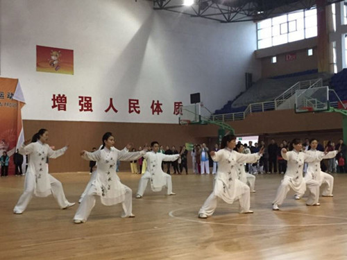 Tai chi competition hosted in Nanyang