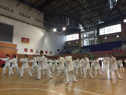 Tai chi competition hosted in Nanyang