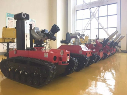 Nanyang firefighting robots ready for duty